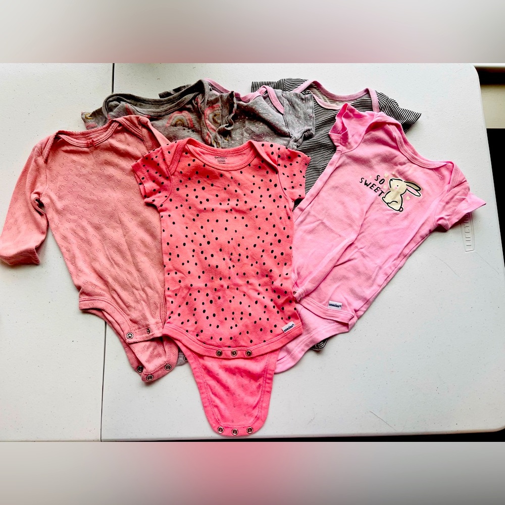 7 Baby girl onesie (very good deal)